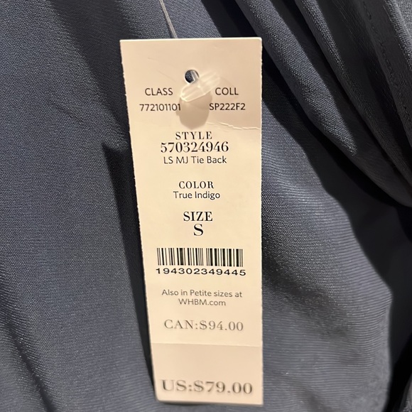 NWT - WHBM - Back bow top - Picture 3 of 3